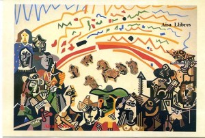 Equipo Crónica Ruedo Ibérico 1981 Óleo y collage / Lienzo 170 x 240 cm Galeria del Palau Valencia IVAM Centre Julio Gonzàlez. Valencia  6 € 