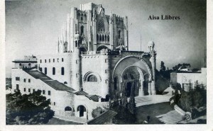 Barcelona 19 El Tibidabo templo expiatorio del Sagrado Corazón . ed. Ediciones Pablo Dümmatzen blanco y negro con ventanilla años 50?, 5 € 