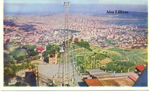Barcelona Panorámica desde el Tibidabo  Serie C 109  Archivo de arte Barcelona  s/d (años 50?)  color con ventanilla 2 € 