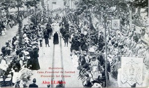Barcelona Casa Provincial de Caridad Procesión del Corpus . Impr Casa de la cardad principios siglo XX 15 €