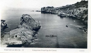 Port de la Selva 8 Calaprona (Vora Cap de Creus) ed. Llensa Guillera Barcelona amb ventanilla anys 20?  18 € 
