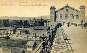 Barcelona Puente de la sección Marítima RSA. Ed. Rovira SA principios siglo XX 20 € 