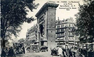 148 Le Boulevard et la Porte Saint Denis AP Boulevard and St Denis Gate  9€