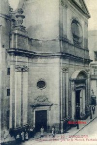 Barcelona 301 Santuario de Ntra. Sra. De la Merced Fachada ATV,  s/f principios siglo XX 12 €