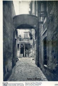 Barcelona Antiga Carrer de Sant Simplici  nº 100 Ricart 12 € 