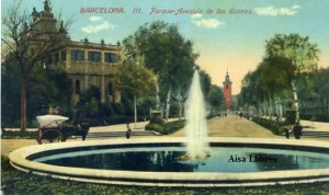 Barcelona nº 111 Parque Avenida de los álamos.  Ed. Jorge Venini Barcelona serie standard  s/f principios siglo XX 25 € 