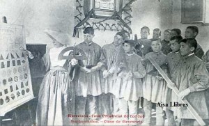 Barcelona Casa provincial de Caridad Sordo-mudos clase de Geometría Ed. Impr. Casa de  Caridad s/d principis segle XX 25 € 