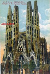 Barcelona nº 40 Templo de la Sagrada Familia. Ed. Rovira SA s/f principios siglo XX 25 €