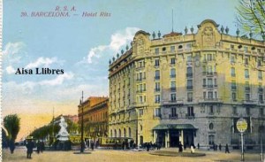 l Barcelona nº 20 Hotel Ritz ed. Rovira SA s/f (principios siglo XX, 25 € 