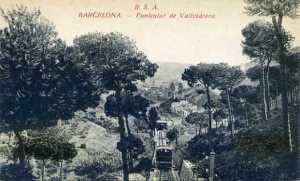  Barcelona Funicular de Vallvidrera ed. Rovira SA s/f principios siglo XX blanco y Negro  15 € 