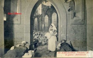 l Barcelona 10 Tibidabo Museo de Guerra Ambulancia ed. Roisin fotógrafo Barcelona s/f Primera Guerra Mundial 19 € 