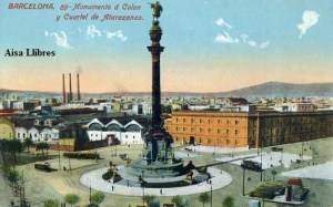  Barcelona nº 89 Monumento á Colon y cuartel de Atarazanas ed. Jorge Venini Barcelona serie standard s/f principios siglo XX 25 € 