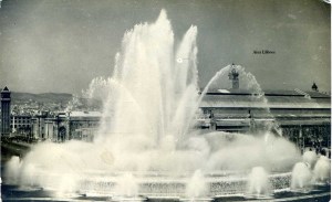 Postal Barcelona 113 Surtidor de la exposición Ed. Talleres Casa Figuerola Barcelona Foto Rotger Sintes  s/f  años 50,  9 € 