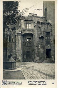 Barcelona Antiga Plassa del Rei nº 60  Raco tipic s/d principis segle XX 12 € 