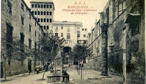 Barcelona Plaza del Rey Columna de Hércules ed. Rovira SA  123/20 s/f principis del segle XX 19 € 