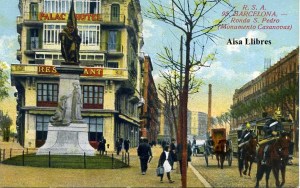 Barcelona 95 Ronda S Pedro (Monumento Casanovas) ed. Rovira SA s/f reg 123/34  20 € 