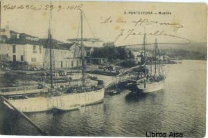 Pontevedra nº 8 Muelles. s/d. escrita al dorso y en portada  fechada el 29-9-1912  17 €