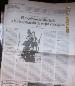 El movimiento libertario y la recuperación de viejos conceptos  editado en Diagonal núm. del 2 al 15 marzo 2006