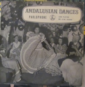 Andalusian Dances Bolero Flamenco; fandangos de Nerva, Cádiz Sevillanas, Soilearews y Fandango Seguiriyas para Bailar, ...  Ed.Hayes Middlewsex London  England  25 €