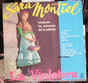 Sara Montiel  interpreta las canciones de la película La Violetera  25 € 