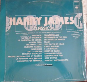 Harry  James Clasics Le Vol du Bourdon- Le Carnaval de Venise ... Holland 1975  Vinilo LP Doble 16 €  dorso