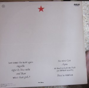 Eurythmics touch  Dance Music  LP  Madrid 1983  12 €  dorso