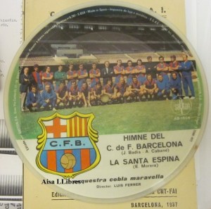Himne del C de F Barcelona  1972 vinilo singel 14 €