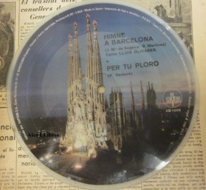 Himne de F C Barcelona vinilo singel 1972  14 €  Dorso