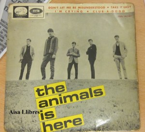 The animals is Here vinilo 45 don't  let me  misunderstood   1965  30 €