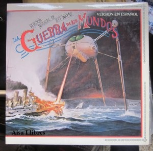 La Guerra de los Mundos versión Jeff Wayne  portada  vinilo doble LP  35 €
