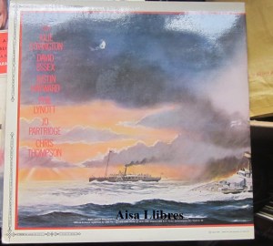 La Guerra de los Mundos versión Jeff Wayne  dorso  vinilo doble LP  35 €