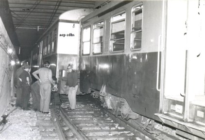 460 descarrilamiento del metro 20 -4- 1977