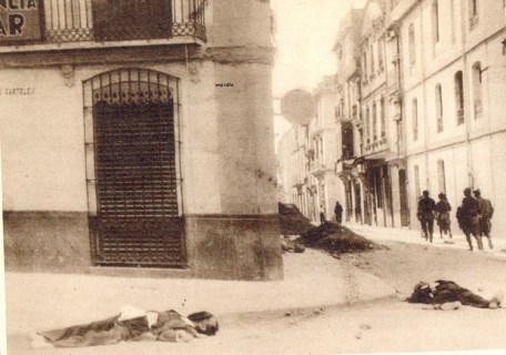 castellon de la Plana les tropes franquistes deixen un grapat de morts pel cami